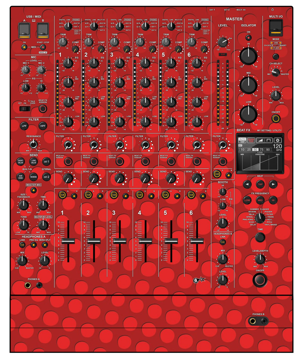 Pioneer DJ DJM V10 LF Skin Smartiboy