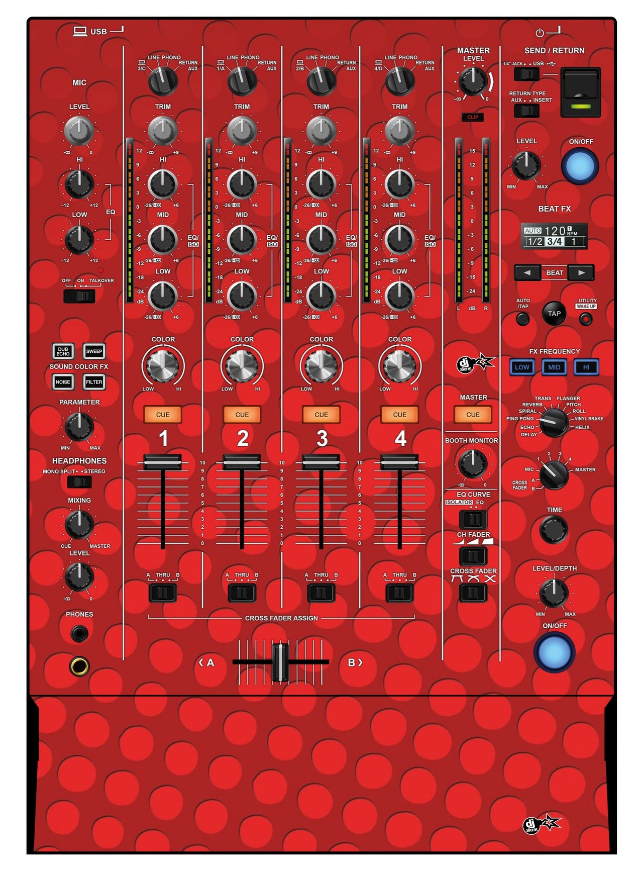 Pioneer DJ DJM 750 MK2 Skin Smartiboy