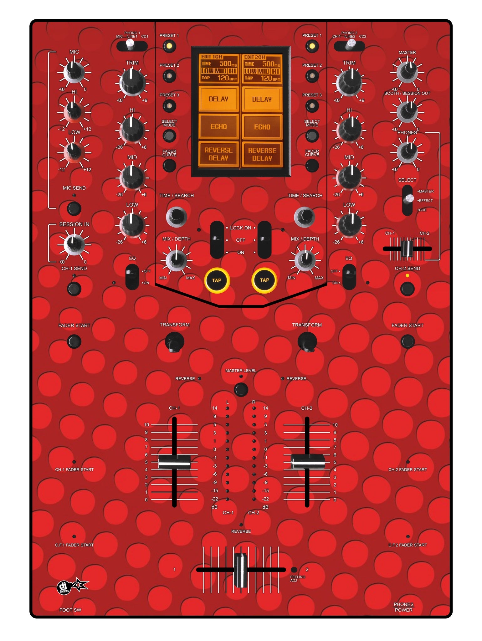 DJM-909 (archived) 2-channel touch-screen scratch mixer