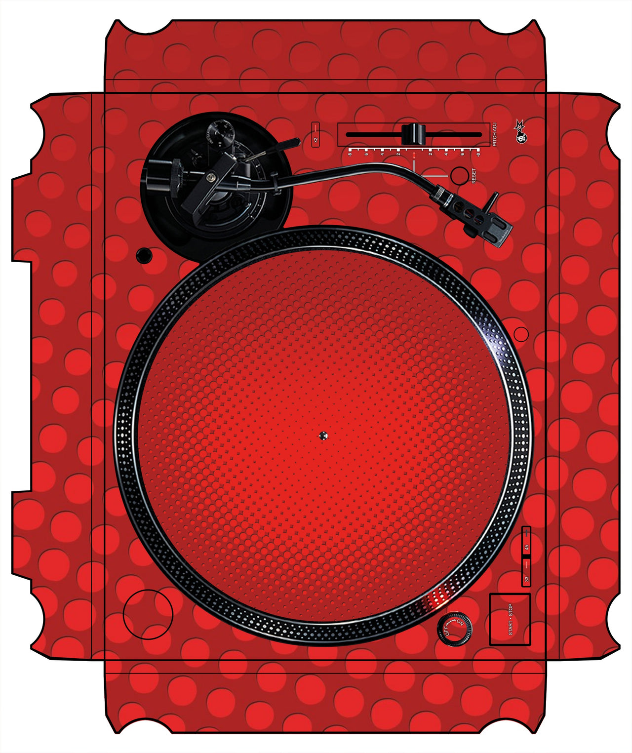 Technics 1200 / 1210 MK7 VERTICAL Skin Smartiboy