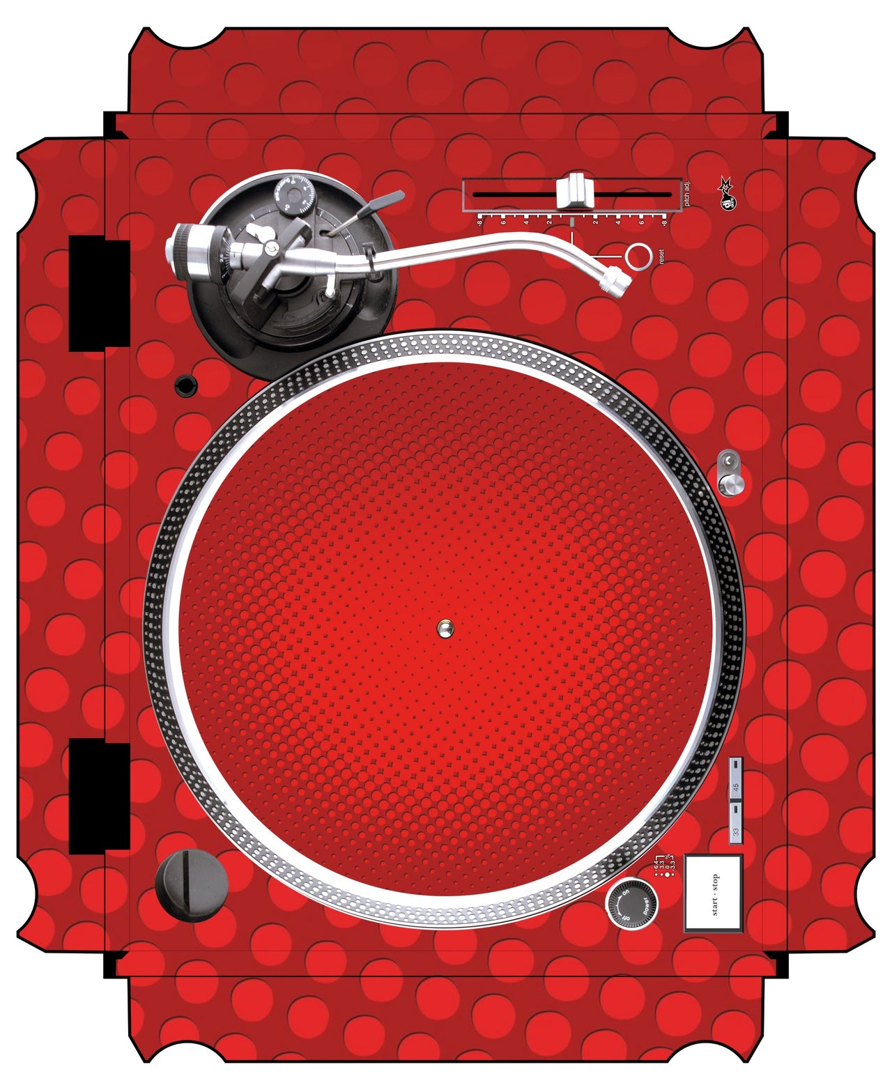 Technics 1200 / 1210 MK5 VERTICAL Skin Smartiboy