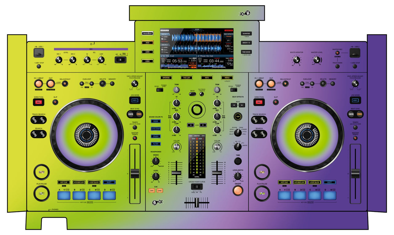 Pioneer DJ XDJ RX Skin Smooth Gradienter V1