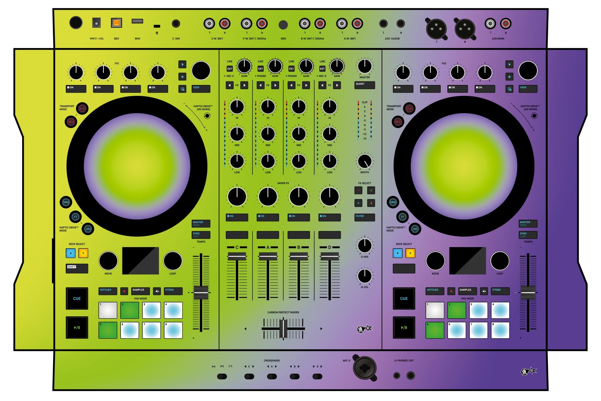 Native Instruments S4 MK3 Skin Smooth Gradienter V1