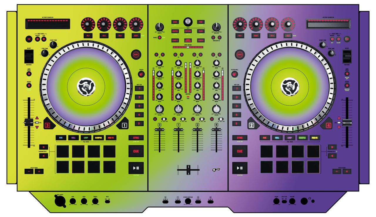 Numark NS 7 II Skin Smooth Gradienter V1