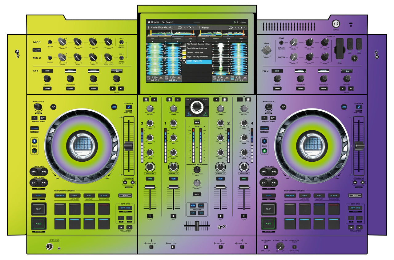 Denon DJ PRIME 4+ Skin Smooth Gradienter V1