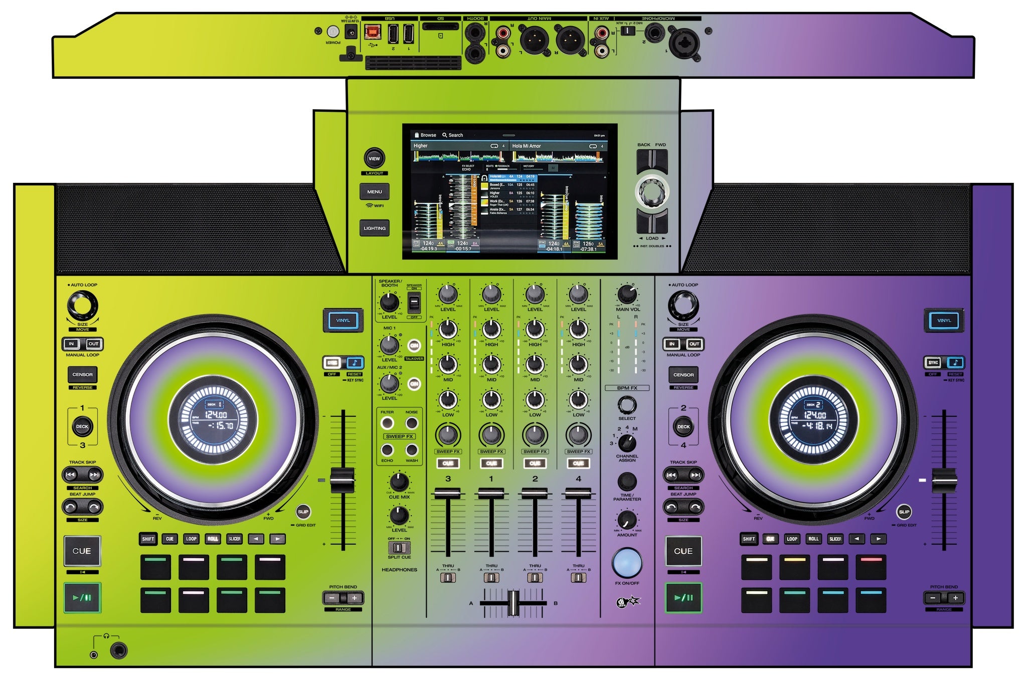 Denon DJ SC Live 4 Skin Smooth Gradienter V1