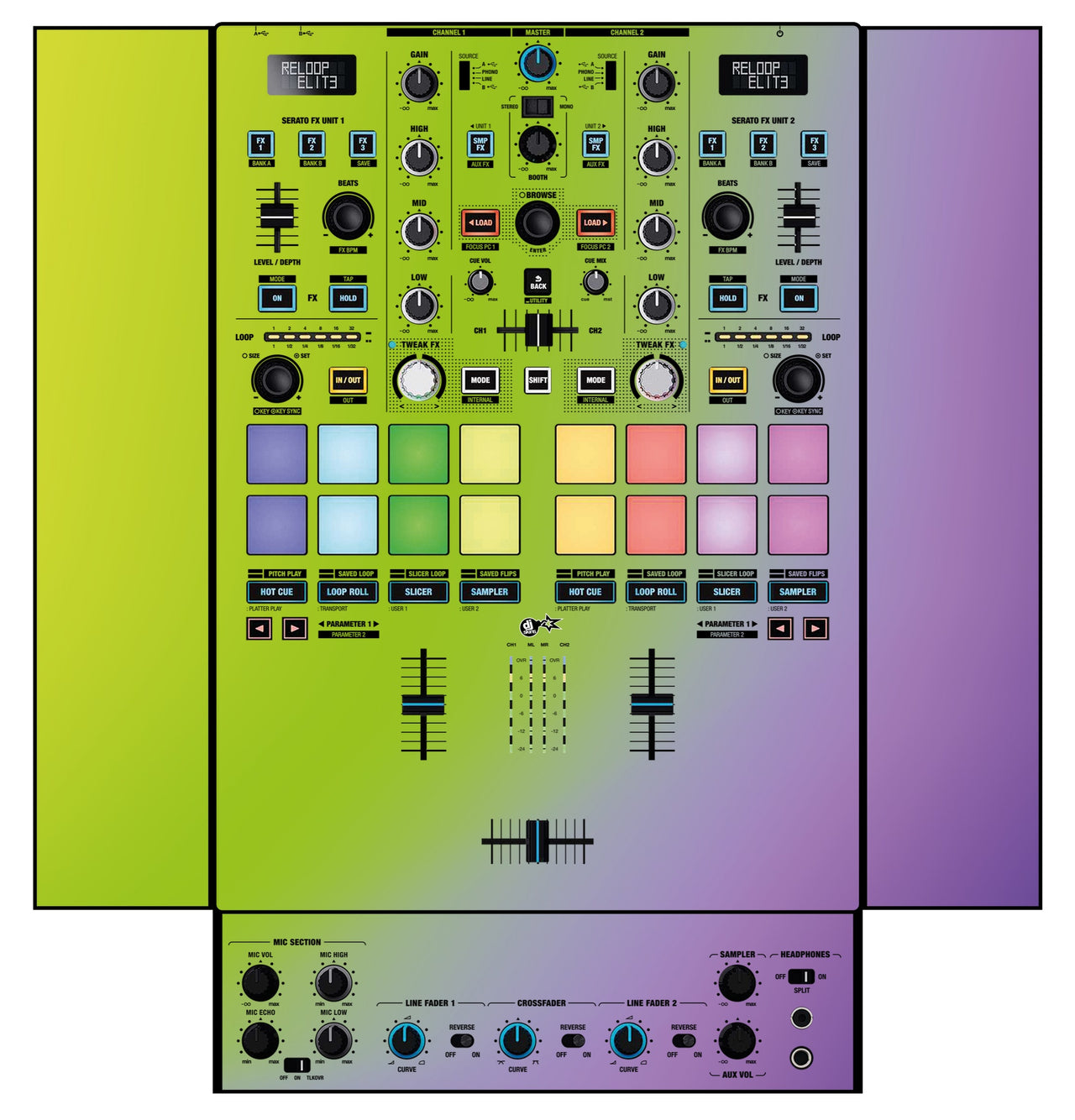 Reloop Elite Skin Smooth Gradienter V1