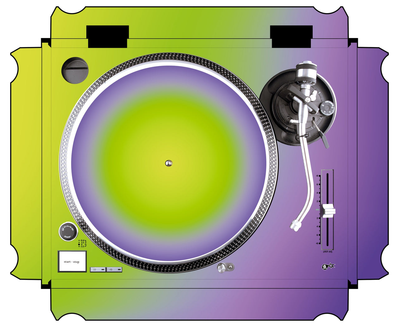 Technics 1200 / 1210 MK2 Skin Smooth Gradienter V1