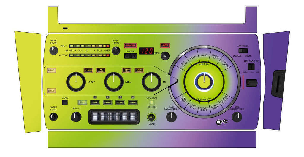 Pioneer DJ RMX 1000 Skin Smooth Gradienter V1