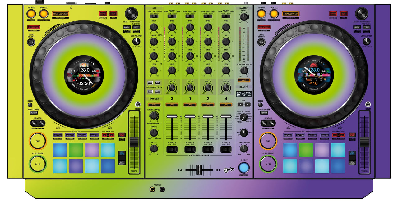 Pioneer DJ DDJ 1000 Skin Smooth Gradienter V1