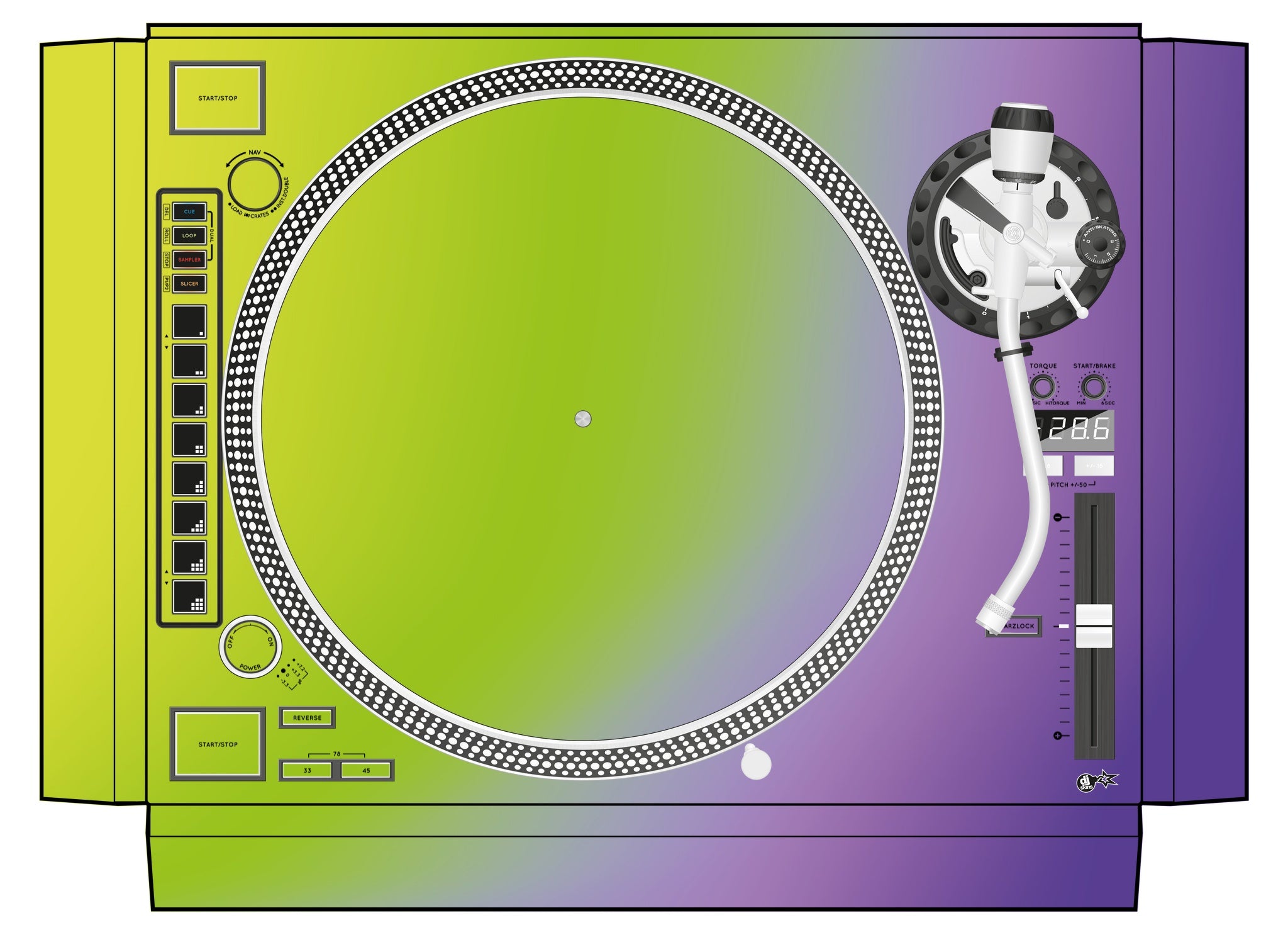 Reloop RP 8000 Skin Smooth Gradienter V1