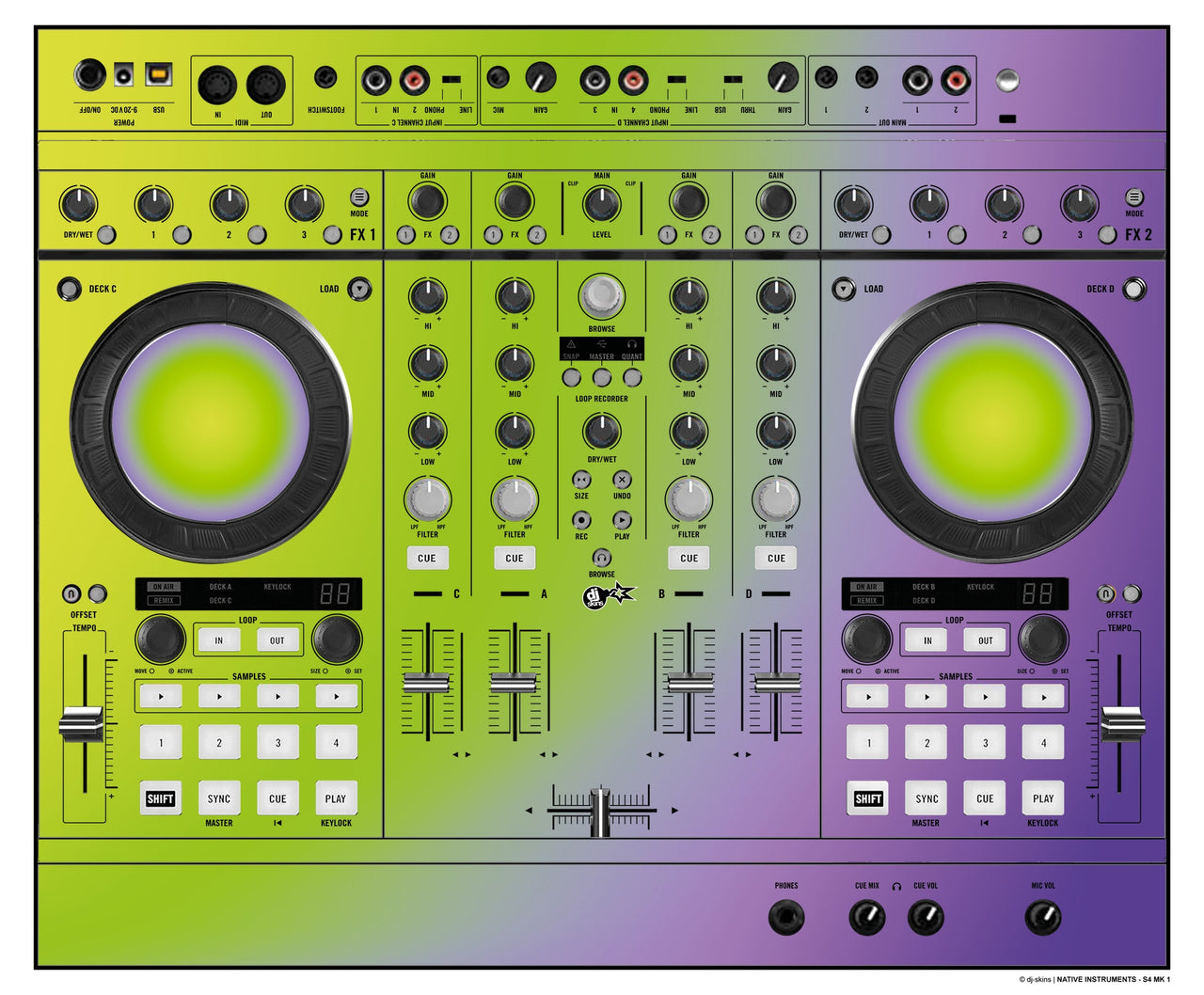Native Instruments S4 MK1 Skin Smooth Gradienter V1