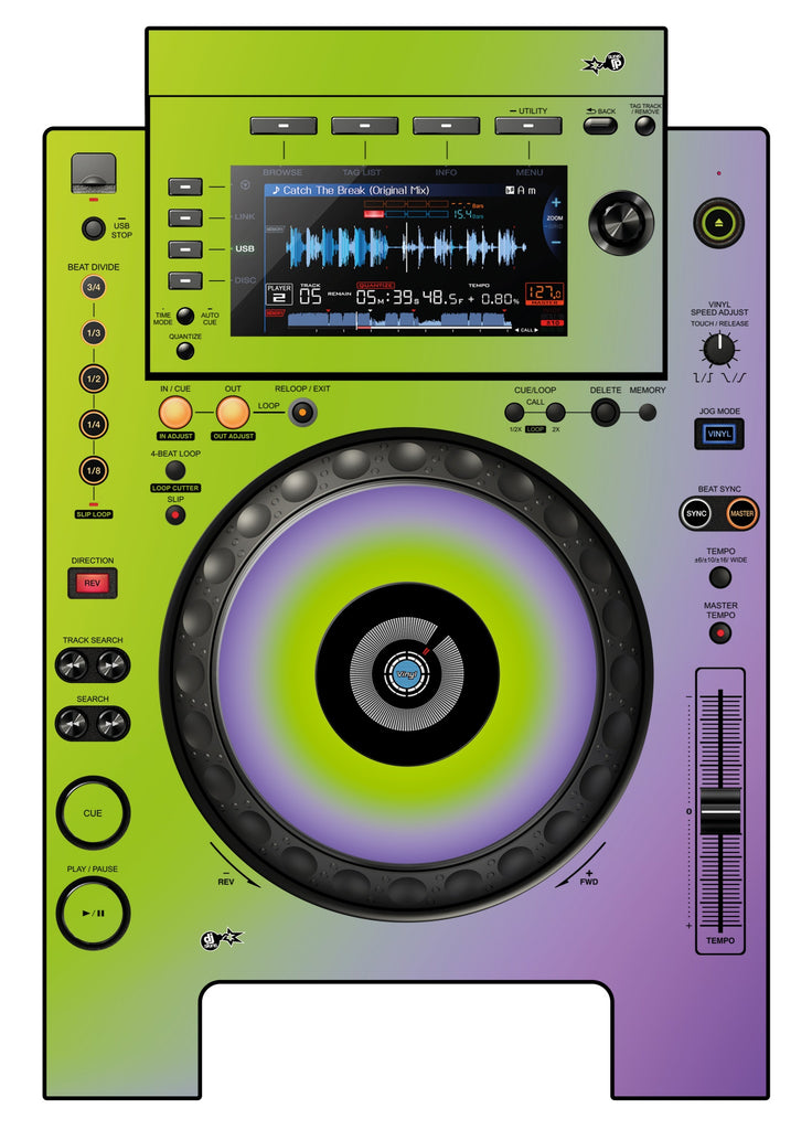 Pioneer DJ CDJ 900 NEXUS Skin Smooth Gradienter V1
