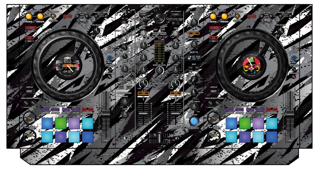 Pioneer DJ DDJ 800 Skin Sparkasm Black