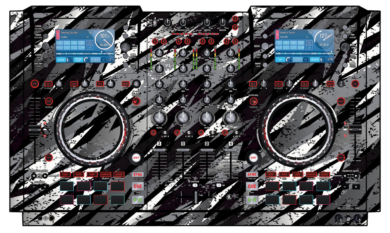 Numark NV 2 Skin Sparkasm Black