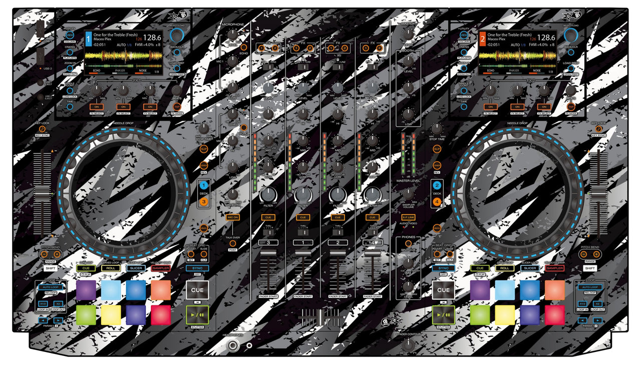 Denon DJ MCX 8000 Skin Sparkasm Black