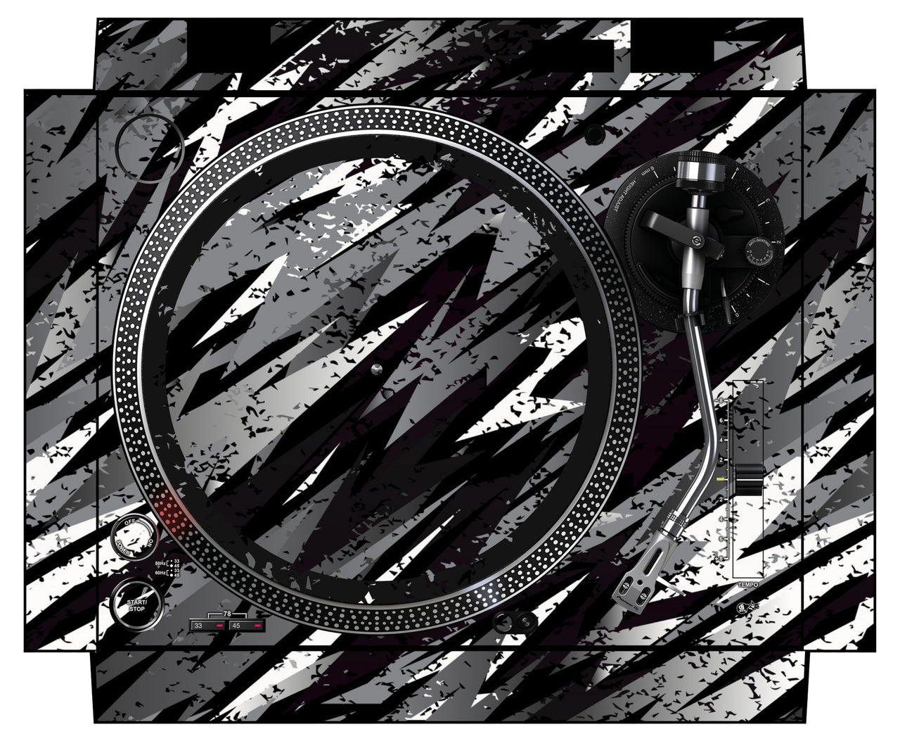 Pioneer DJ PLX 500 Skin Sparkasm Black