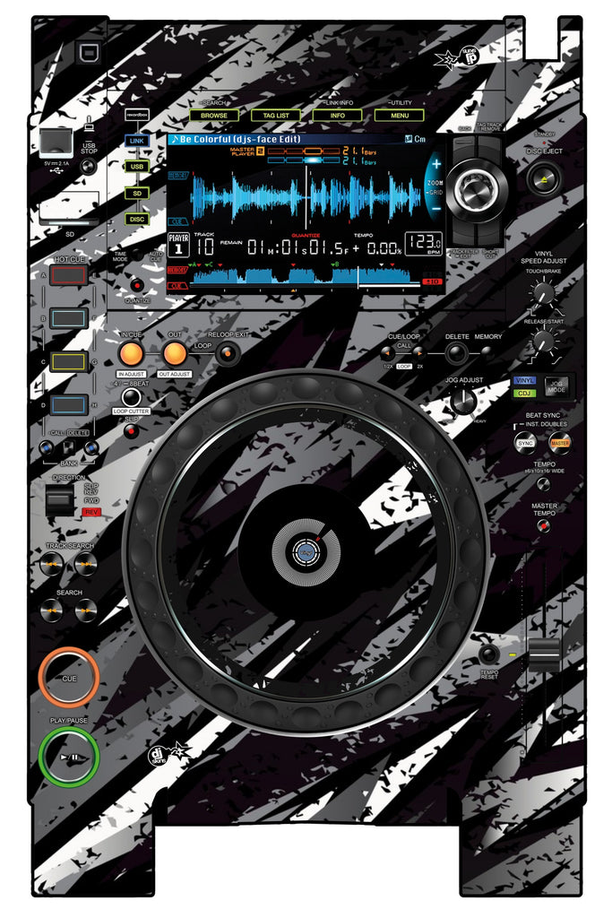 Pioneer DJ CDJ 2000 NEXUS 2 Skin Sparkasm Black