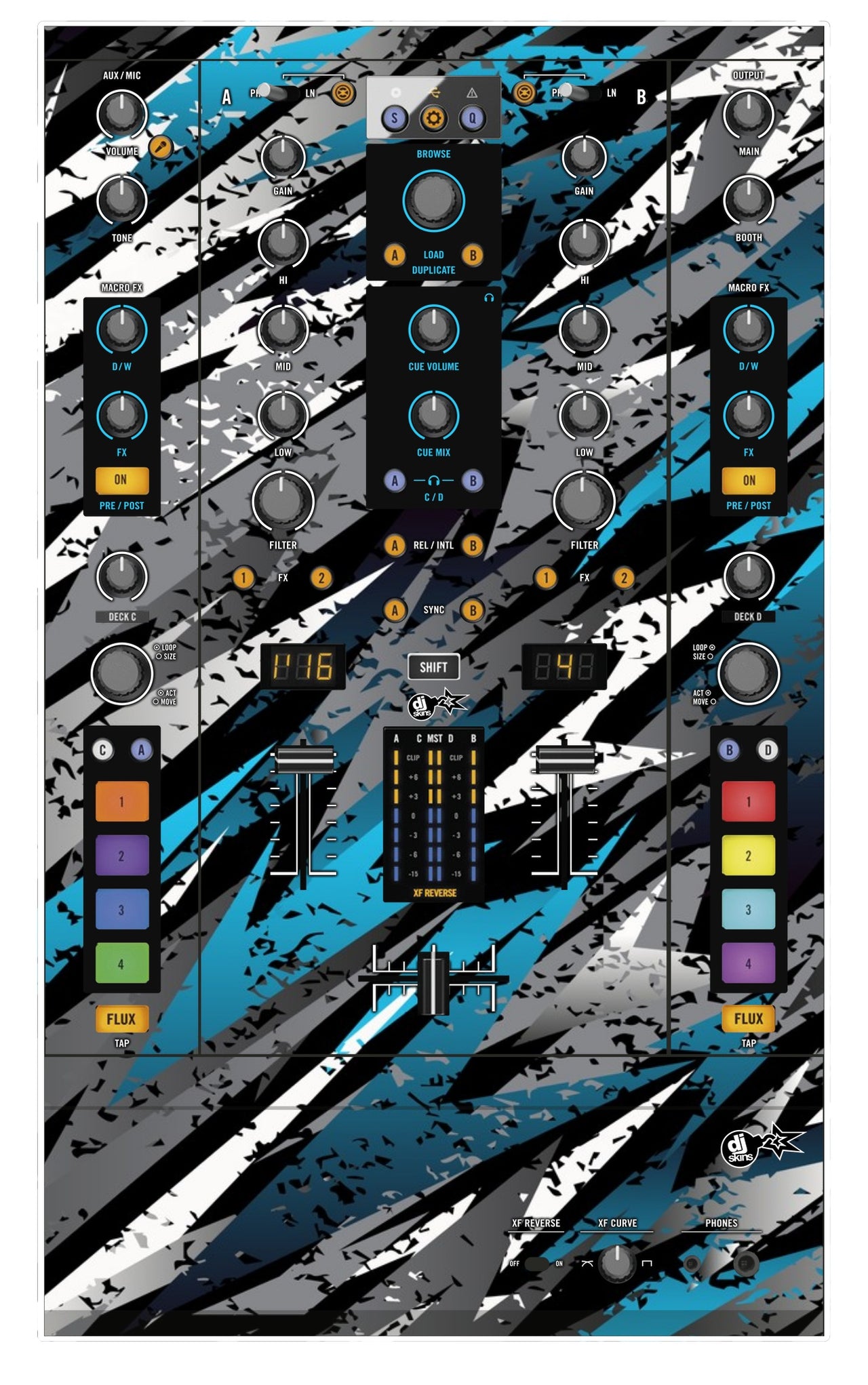 Native Instruments Z2 Skin Sparkasm Blue Light