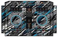 Denon DJ MC 4000 Skin Sparkasm Blue Light