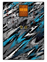 Pioneer DJ DJM 909 Skin Sparkasm Blue Light