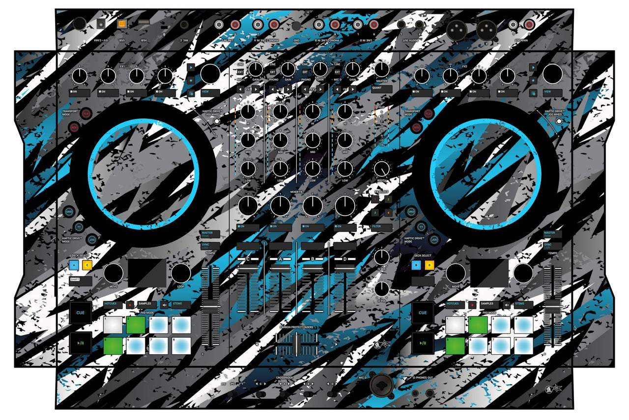 Native Instruments S4 MK3 Skin Sparkasm Blue Light