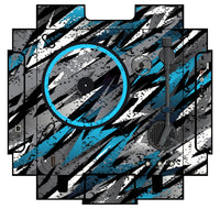 Numark PT 01 incl. Sides Skin Sparkasm Blue Light