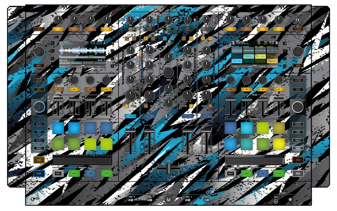 Native Instruments S8 Skin Sparkasm Blue Light