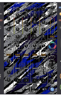 Pioneer DJ DDJ FLX10 MIXER Skin Sparkasm Blue