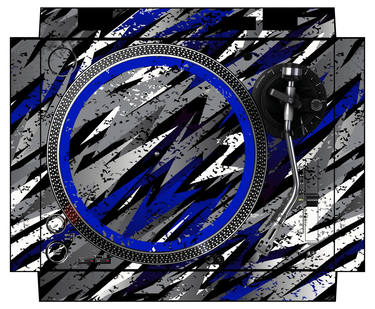 Pioneer DJ PLX 500 Skin Sparkasm Blue