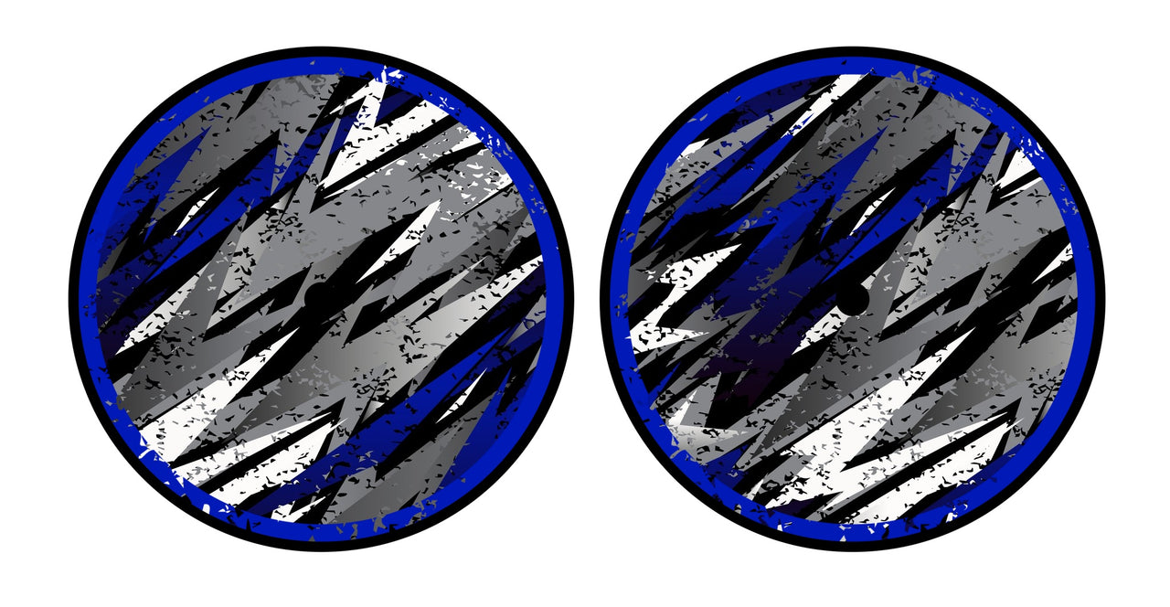 Universal Vinyl Labelsticker (10.2 cm - REGULAR) Skin Sparkasm Blue