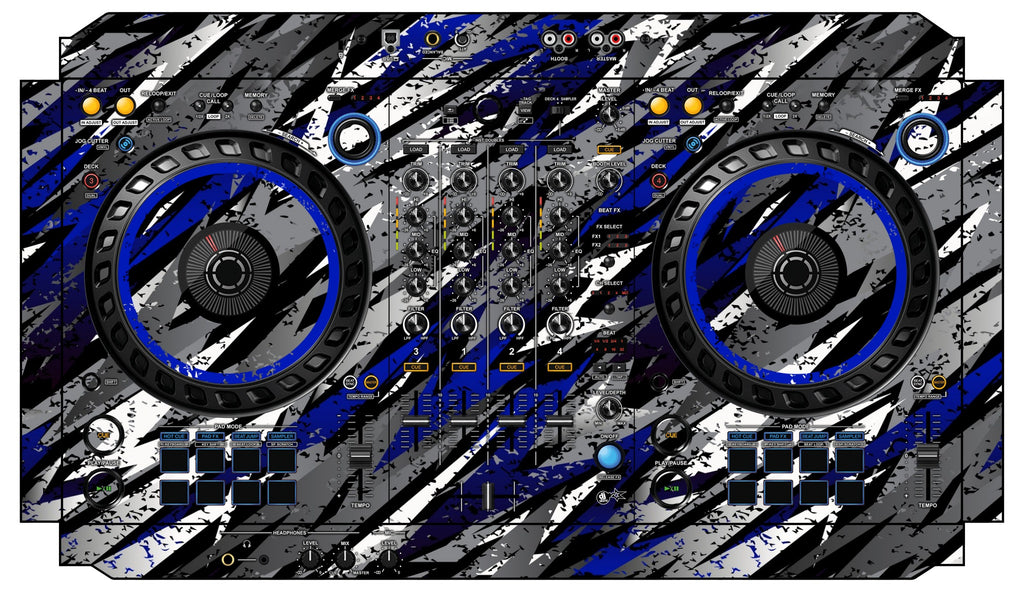 Pioneer DJ DDJ FLX6 Skin Sparkasm Blue