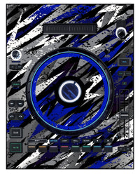 Denon DJ LC 6000 Skin Sparkasm Blue