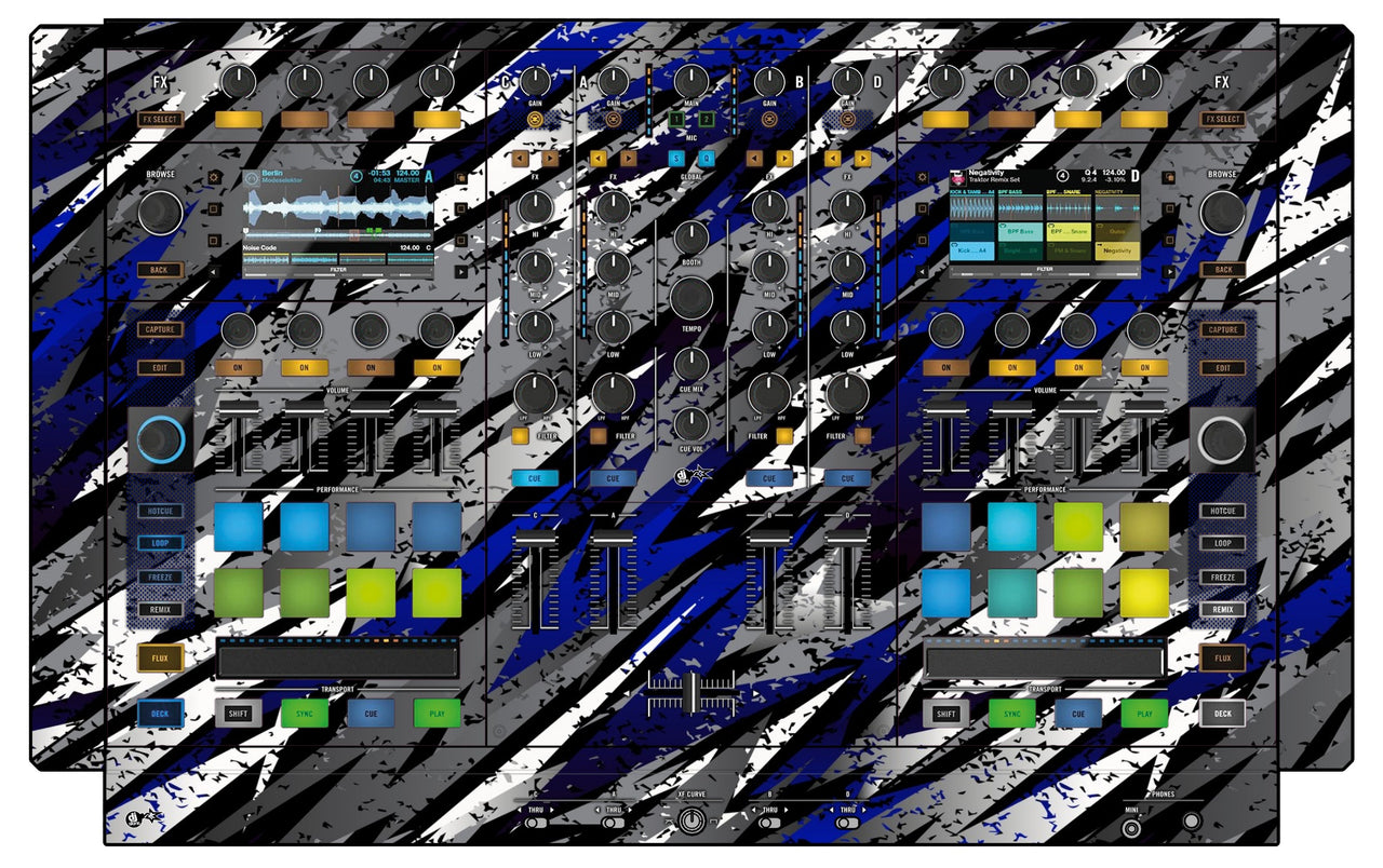 Native Instruments S8 Skin Sparkasm Blue