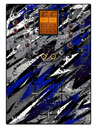 Pioneer DJ DJM 909 Skin Sparkasm Blue