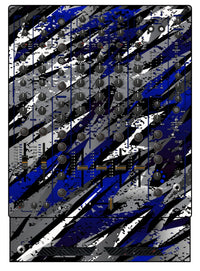 Allen and Heath XONE 96 Skin Sparkasm Blue