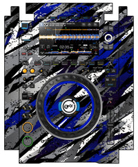 Pioneer DJ CDJ 3000 incl. SIDES Skin Sparkasm Blue