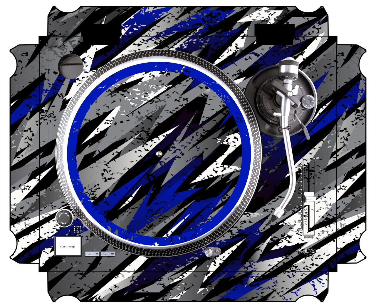 Technics 1200 / 1210 MK2 Skin Sparkasm Blue