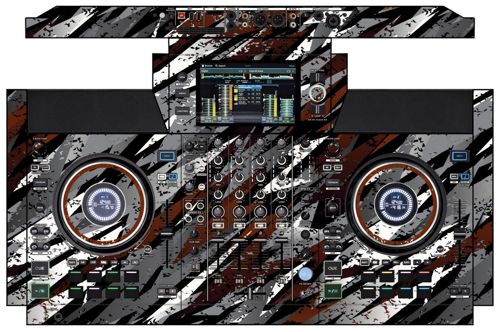 Denon DJ SC Live 4 Skin Sparkasm Brown