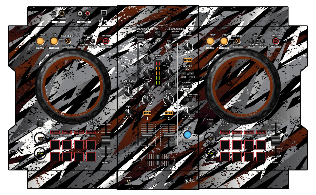 Pioneer DJ DDJ 400 Skin Sparkasm Brown