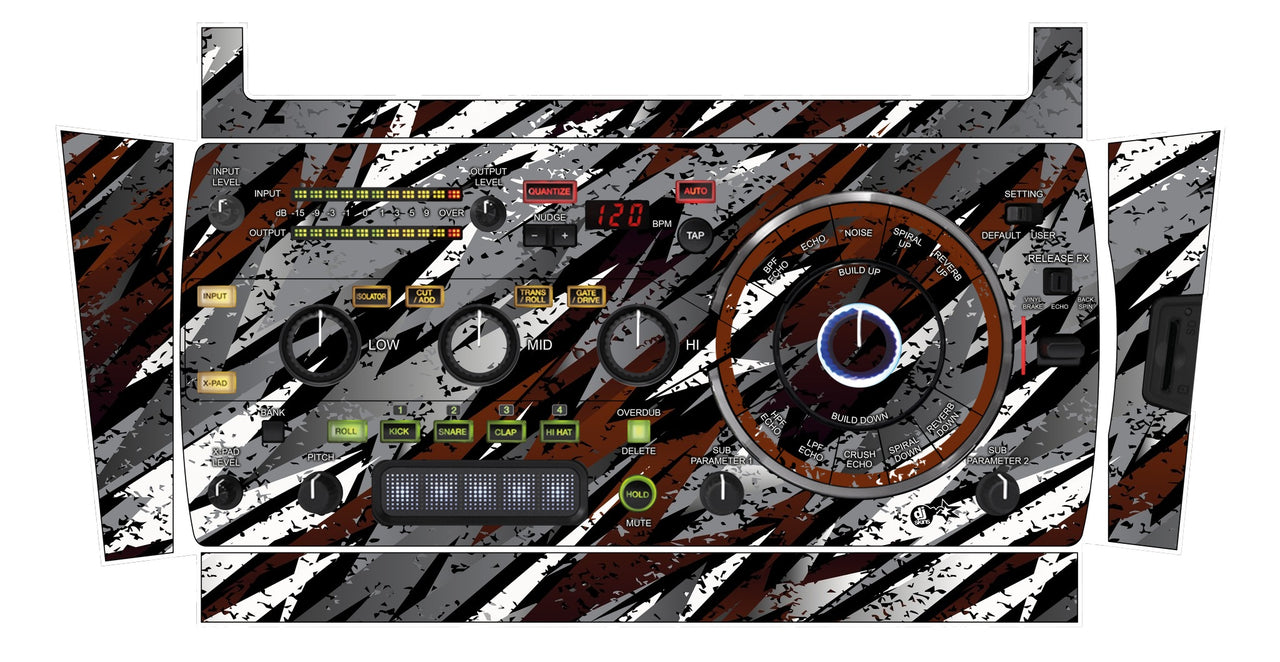 Pioneer DJ RMX 1000 Skin Sparkasm Brown
