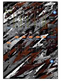 Pioneer DJ DJM 900 NEXUS 2 Skin Sparkasm Brown