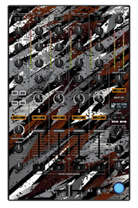 Pioneer DJ DDJ 1000 SRT MIXER Skin Sparkasm Brown