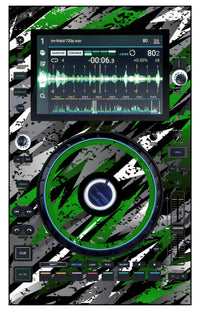 Denon DJ SC 6000 Skin Sparkasm Green