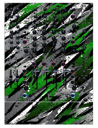 Allen and Heath XONE 92 Skin Sparkasm Green