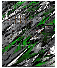 Pioneer DJ DJM V10 LF Skin Sparkasm Green