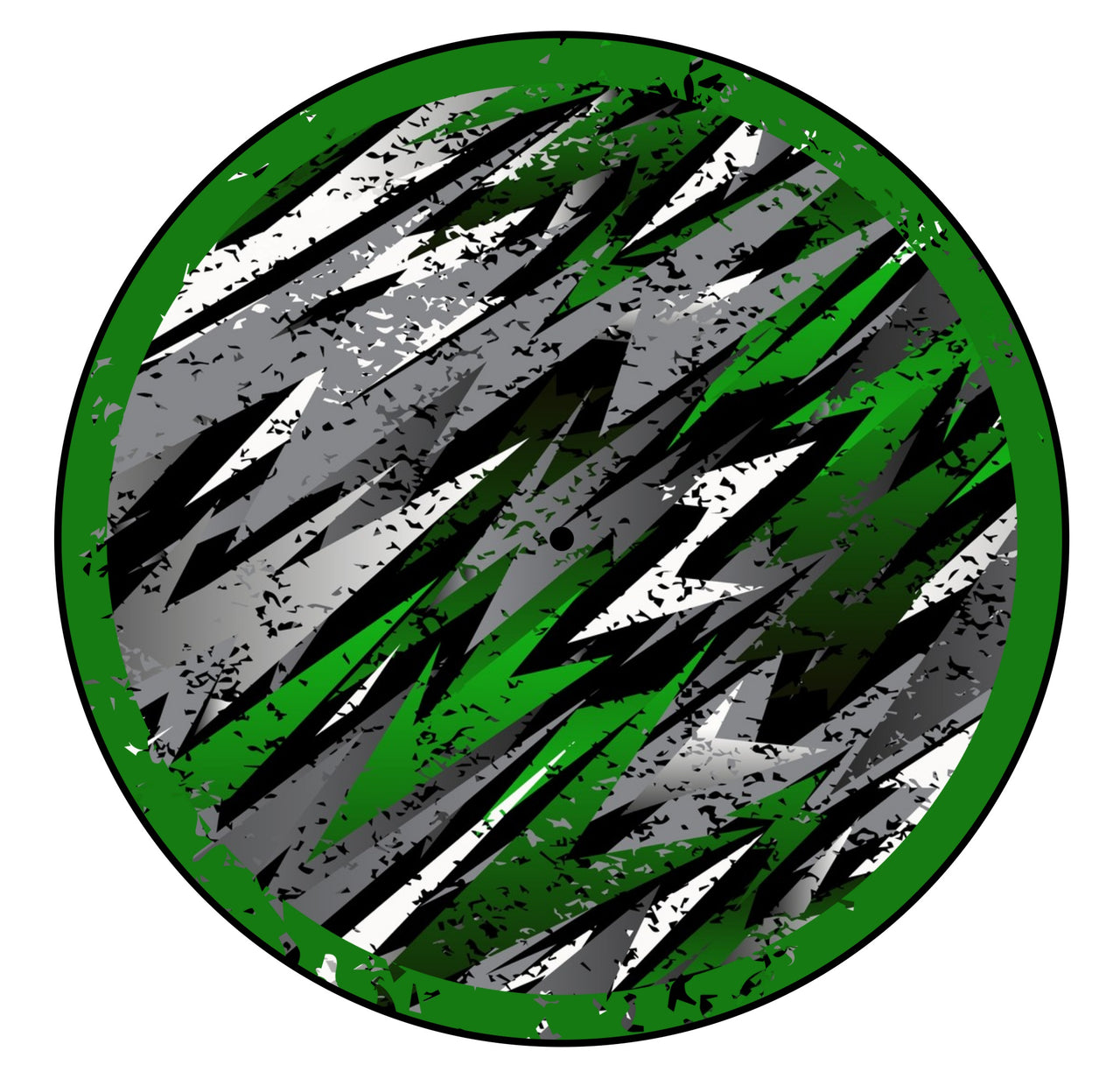 Universal Slipmat 12 Inch Skin Sparkasm Green