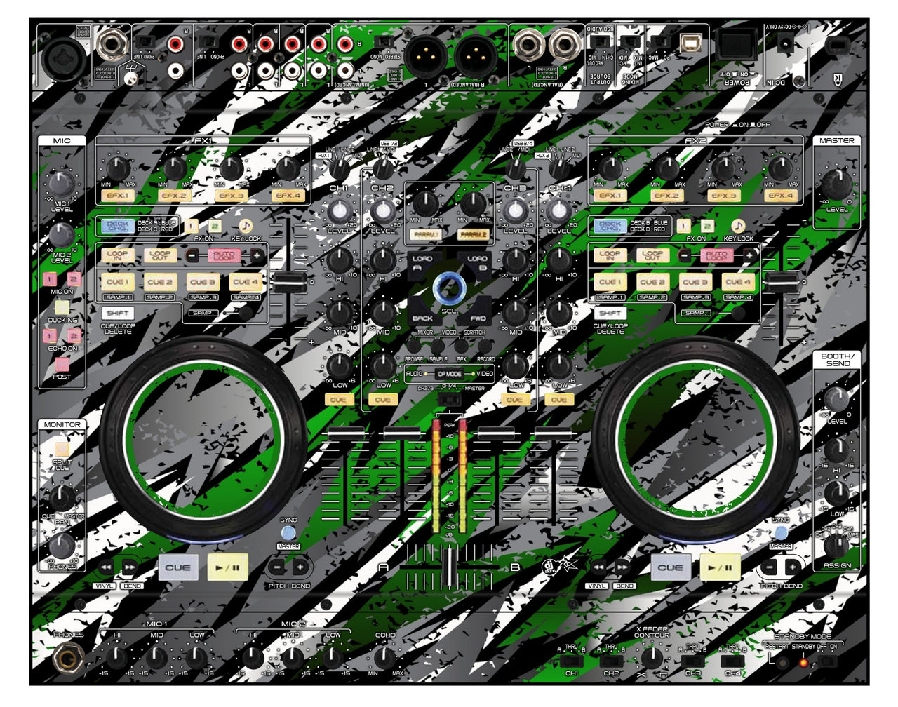 Denon DJ MC 6000 Skin Sparkasm Green