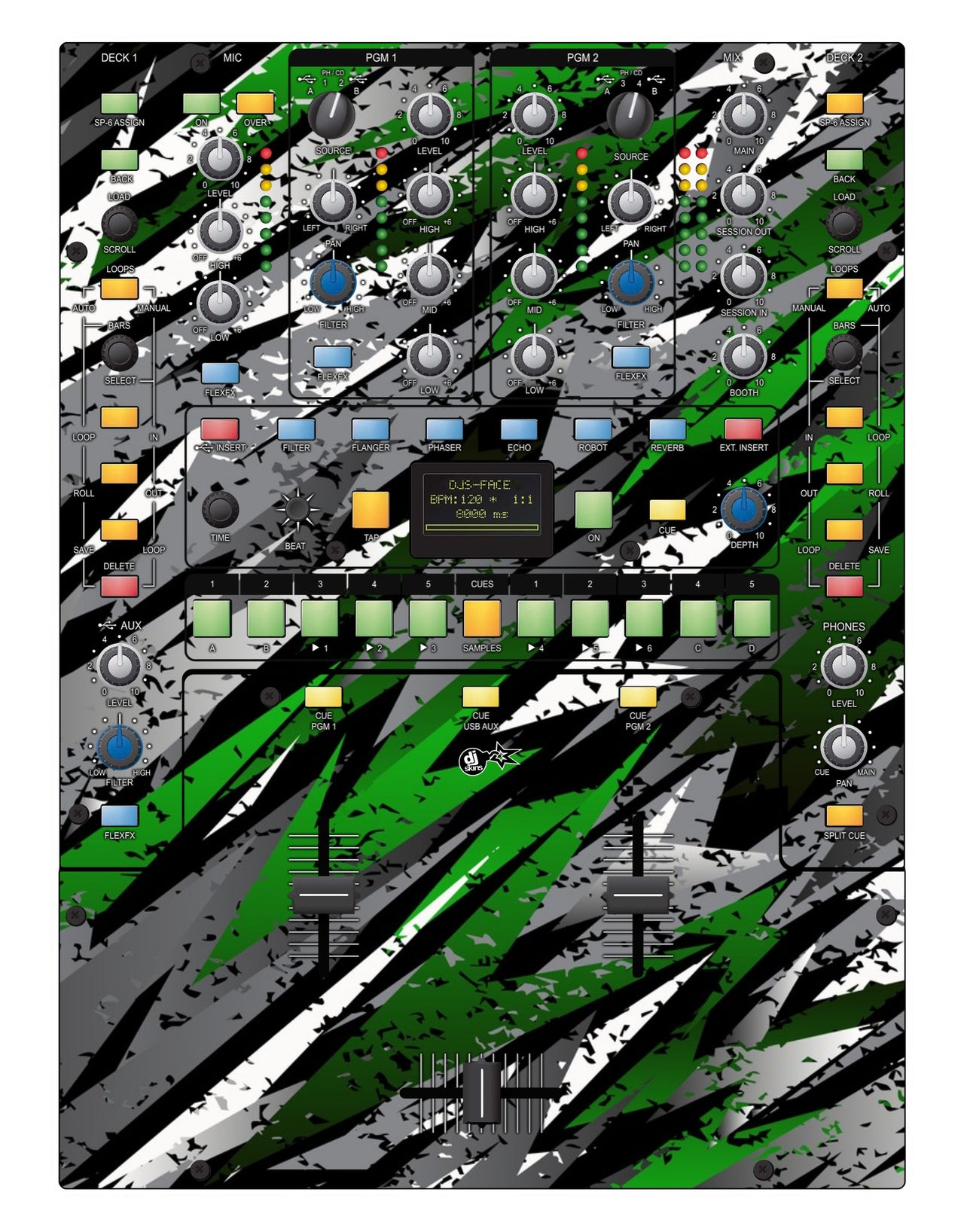 Rane 62 Skin Sparkasm Green