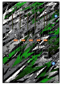 Pioneer DJ DJM 750 MK2 Skin Sparkasm Green